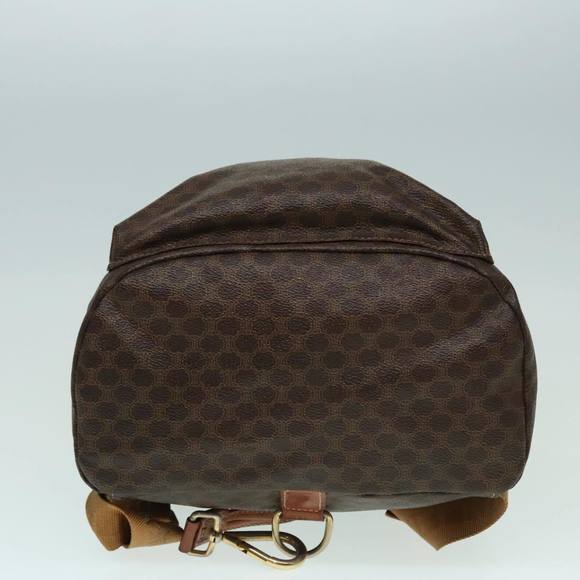 CELINE Macadam Canvas Backpack Brown Gold Auth ep5746 - Picture 13 of 16